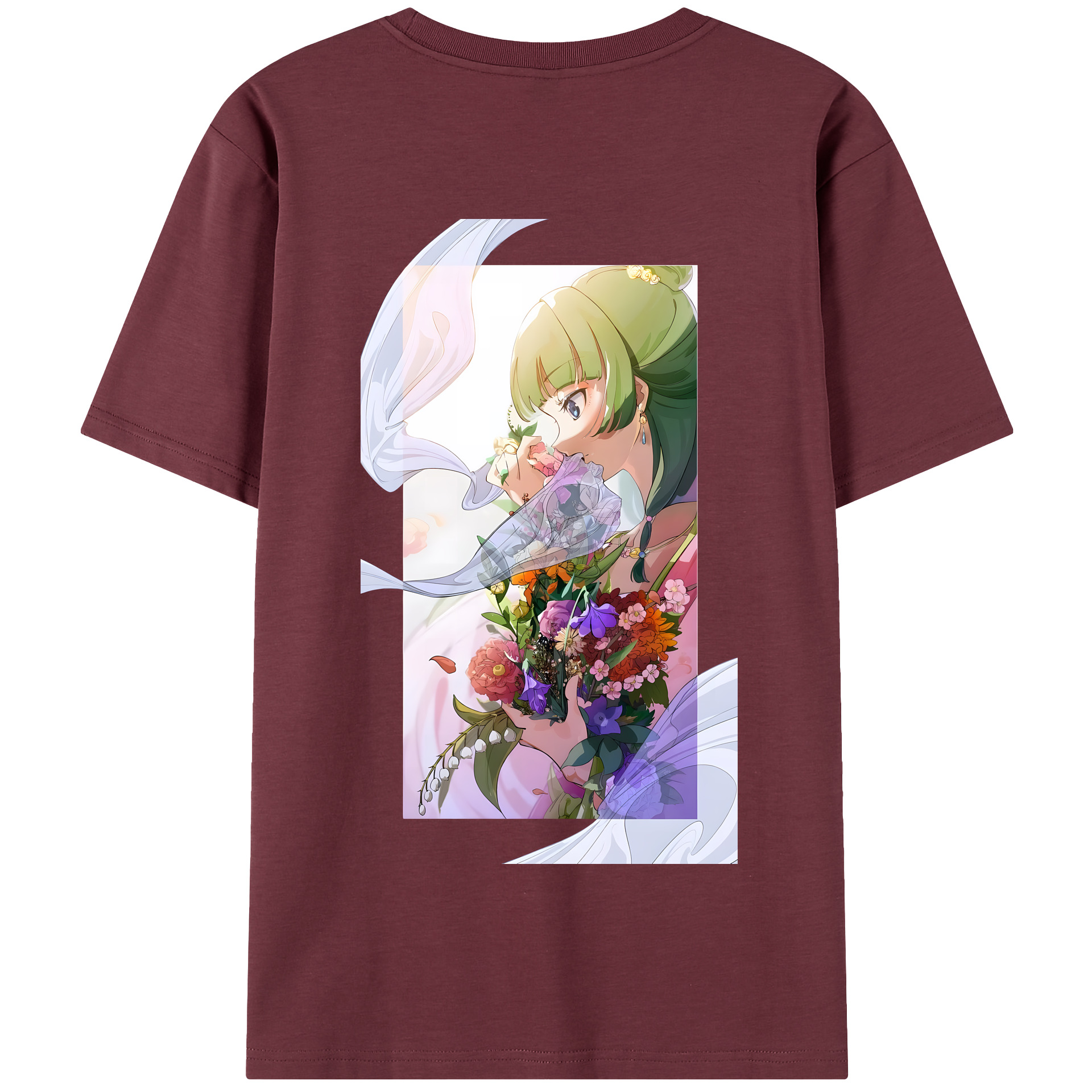 （画像用） 薬屋のひとりごと The Apothecary Diaries 綿100％半袖Tシャツ（背面プリント）